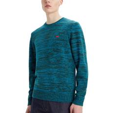 Levi's Herr - Stickade tröjor Levi's Original Housemark Sweater Sweatshirt herr, Ocean Depths