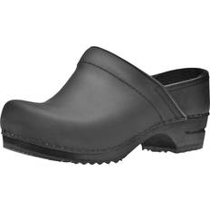 Sanita Skor Sanita Julie Closed Clog Original Handcrafted Leather clog with Wooden Sole for Women Sustainable materials Svart