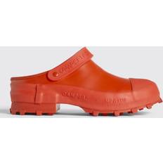 Hombre - Rojo Zuecos Camper Men's Leather Clogs Red