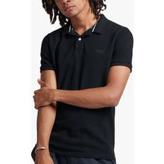 Superdry Men Polo Shirts Superdry Classic Pique Organic Cotton Polo Shirt