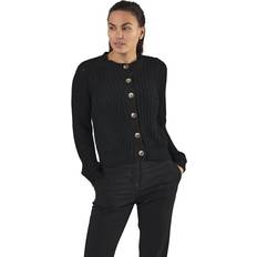 Acrylic Cardigans Pieces Petula Ls Knit Cardigan - Black