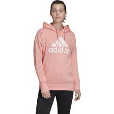 Gensere adidas Bos Long Hd Pink/White, Female, Tøj, Skjorter, Lyserød