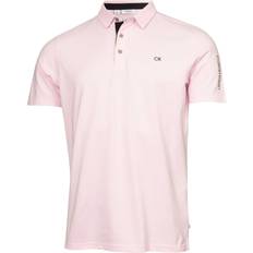 Pink Polo Shirts Calvin Klein Uni Polo Baby Pink