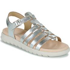Leather Sandals Geox Girls Sandals - Silver