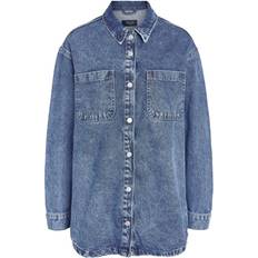 Long Jackets Noisy May Long Denim Shirt