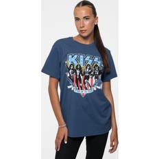 Denim/Jeanstyg - Unisex T-shirts Kiss Unisex T-Shirt Americana - Back Print