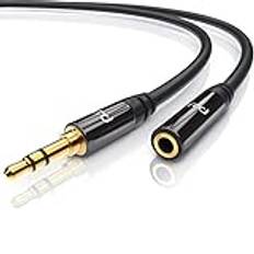 Bigbuy Tech CSL Aux-kabel ljudkabel ljudkabel förlängning iPhone iPad Dot 1m
