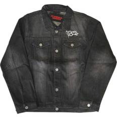 Jersey - Unisex Ytterkläder My Chemical Romance Back Print Logo Denim Jacket Black
