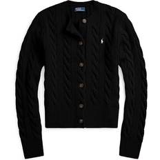 Cardigans Polo Ralph Lauren Cable-knit Wool Cashmere Cardigan - Black