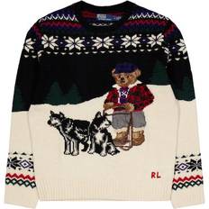 Polo Ralph Lauren Bear Wool-Blend Sweater Snowflake Combo