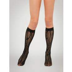 Wolford Socken Wolford Black Snake Socks 7005 BLACK