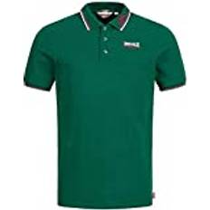 Hombre - Verde Polos Lonsdale Polo Lion - Bottle Green - White