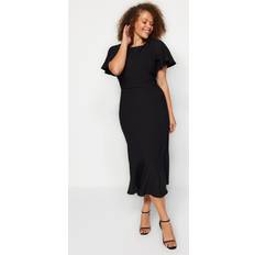 Hombre - Negro Vestidos Trendyol Collection Vestido De Talla Grande De Mujer - Black