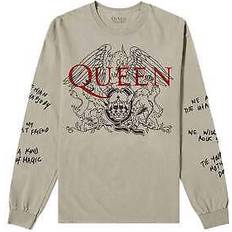 Beige - Unisex T-shirts Queen t shirt song titles handwritten sleeve print offiziell unisex long sleeve Beige