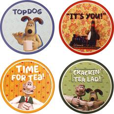 Keramik/Porcelæn/Stentøj Glasbrikker Half Moon Bay Aardman Coaster 4pcs