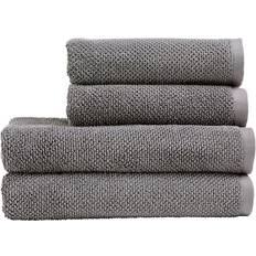 Textiles Christy 'Brixton' Luxury Textured Bath Towel Grey