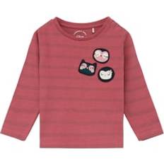 s.Oliver Baby Striped Long-Sleeved T-shirt - Red