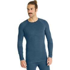 Blau - Skifahren Basisschicht-Oberteile Ortovox 230 Competition Long Sleeve Herren Longsleeve Petrol