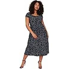 Kleider Trendyol Collection Frauen Übergröße Midi Skater Regular Fit Gestrickt Plus-Size-Kleid