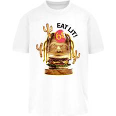 Mister Tee Herren Eat Lit Oversize White
