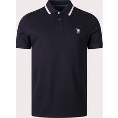 Zebra Polo Shirts Paul Smith Regular Fit Zebra Polo Black