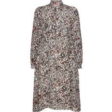 Esprit Kjoler Esprit Gemustertes Hemdblusenkleid