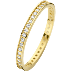 Gris Bagues Isabel Bernard Bijouterie, Le Marais damen Ring 585 Gold IB330 en gold Baguepour dames