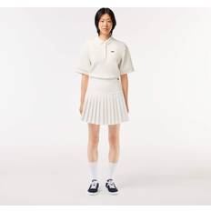 Lacoste Röcke Lacoste Pleated Twill Mini Skirt 38/UK Weiß