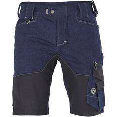 Cerva Cerva Neurum denim arbetsshorts full stretch, Marin