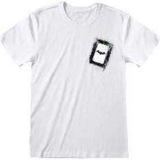 Universal Textiles Batman Card Warner Bros 100th Birthday T-Shirt White