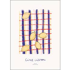 Poster & Frame Tpc X Nynne Rosenvinge Cinq Citrons Multi Patterned 50 x 70 cm Poster