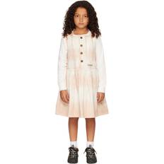 Wynken Maria Pinafore Dress - Pink & Off-White