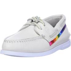 Sperry Unisex Low Shoes Sperry Unisex Authentic Original 2-Eye Boat Shoe, WHITE MULTI, Men