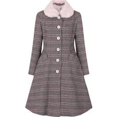 Checkered - Women Outerwear Hell Bunny Hell Bunny Watson Coat Coats black pink