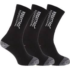 Regatta Men Underwear Regatta Professional Mens Hardwear Workwear Socks 3 Pack Black