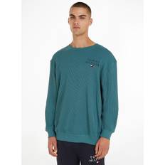 Tommy Hilfiger Turquoise Tops Tommy Hilfiger Waffle Track Sweatshirt Green