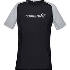 Norrøna Paidat Norrøna Fjørå Equaliser Lightweight T-Shirt - Caviar/Light Grey