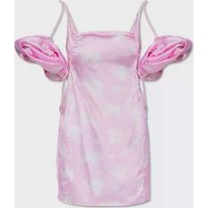 Jacquemus Pink Le Chouchou 'La Mini Robe Chouchou' Minidress 4BW Print Toile Pink FR