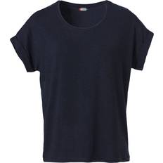 Clique T-shirts Clique Katy Loose Fit T-Shirt Dark Navy