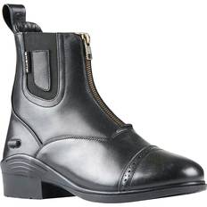 Women Riding Shoes Dublin Womens/Ladies Evolution Zip Front Waterproof Leather Paddock Boots Black