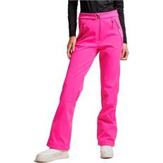 Rose - Ski Pantalons Superdry Damen Pink Sport Schmal Softshell-Skihose mit Logo-Druck