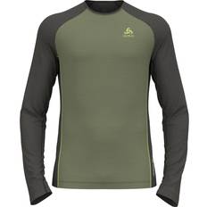 Herr - Natur - Träningsplagg Kläder Odlo Natural Performance Funktionsshirt Herren oliv