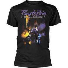 Lilla - Unisex T-skjorter Prince Purple Rain T-Shirt Black