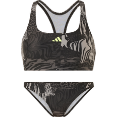 Adidas Donna Top bikini Adidas Bikini Allover Graphic - Grau