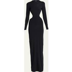 Balenciaga Long Dresses Balenciaga Cutout Maxi Dress NOIR