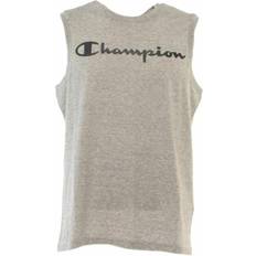 Champion Men's Legacy American Classics Logo S/L Tank Top, Heather Grey