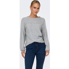 Pull en tricot Pulls Only Pull Femme Gris Clair