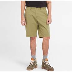 Timberland Men Shorts Timberland Squam Lake Stretch Chino Shorts For Men In Dark Green Green