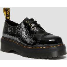 Dr. Martens Derby Dr. Martens Black Quad 1461 Platform Derbys Black Distressed Pat