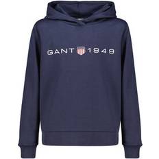 Gant Dam Archive Shield hoodie Blå